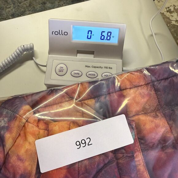 The North Face Women’s Thermoball Vest Rare Print Orange Purple Small Watercolor - Picture 11 of 11